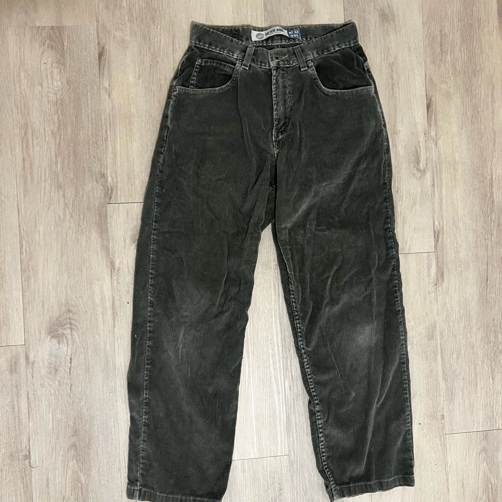 GAP Dark Taupe Wide Leg Corduroy Pants